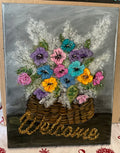 pansy basket