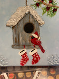 Christmas birdhouse