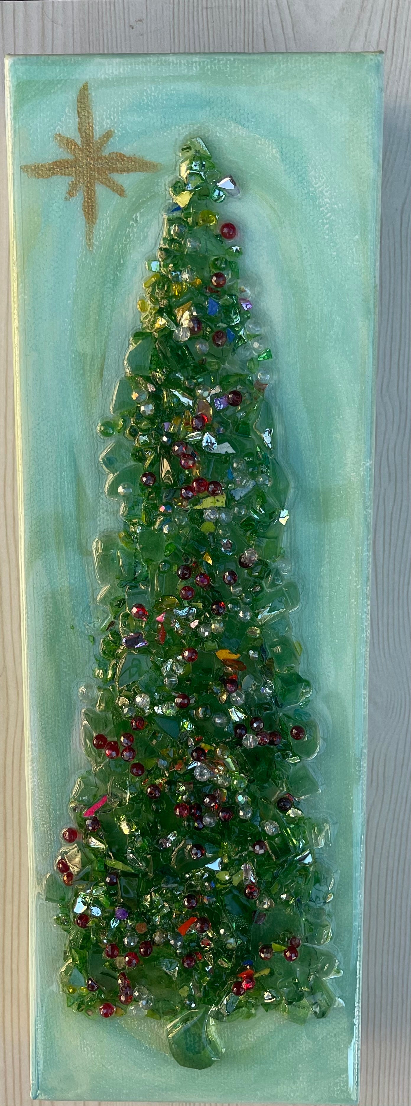 green christmas tree