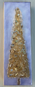 gold christmas tree
