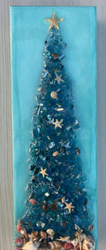 blue Christmas tree