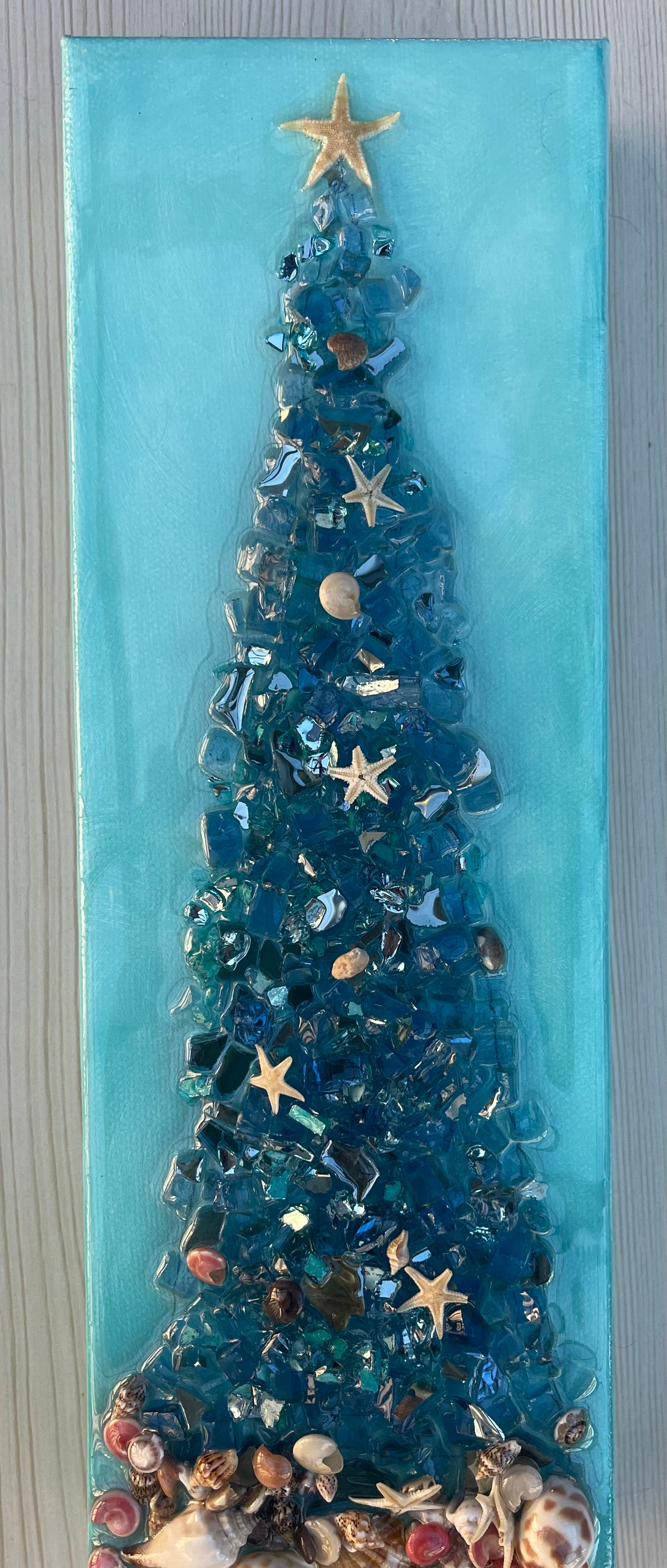 blue Christmas tree