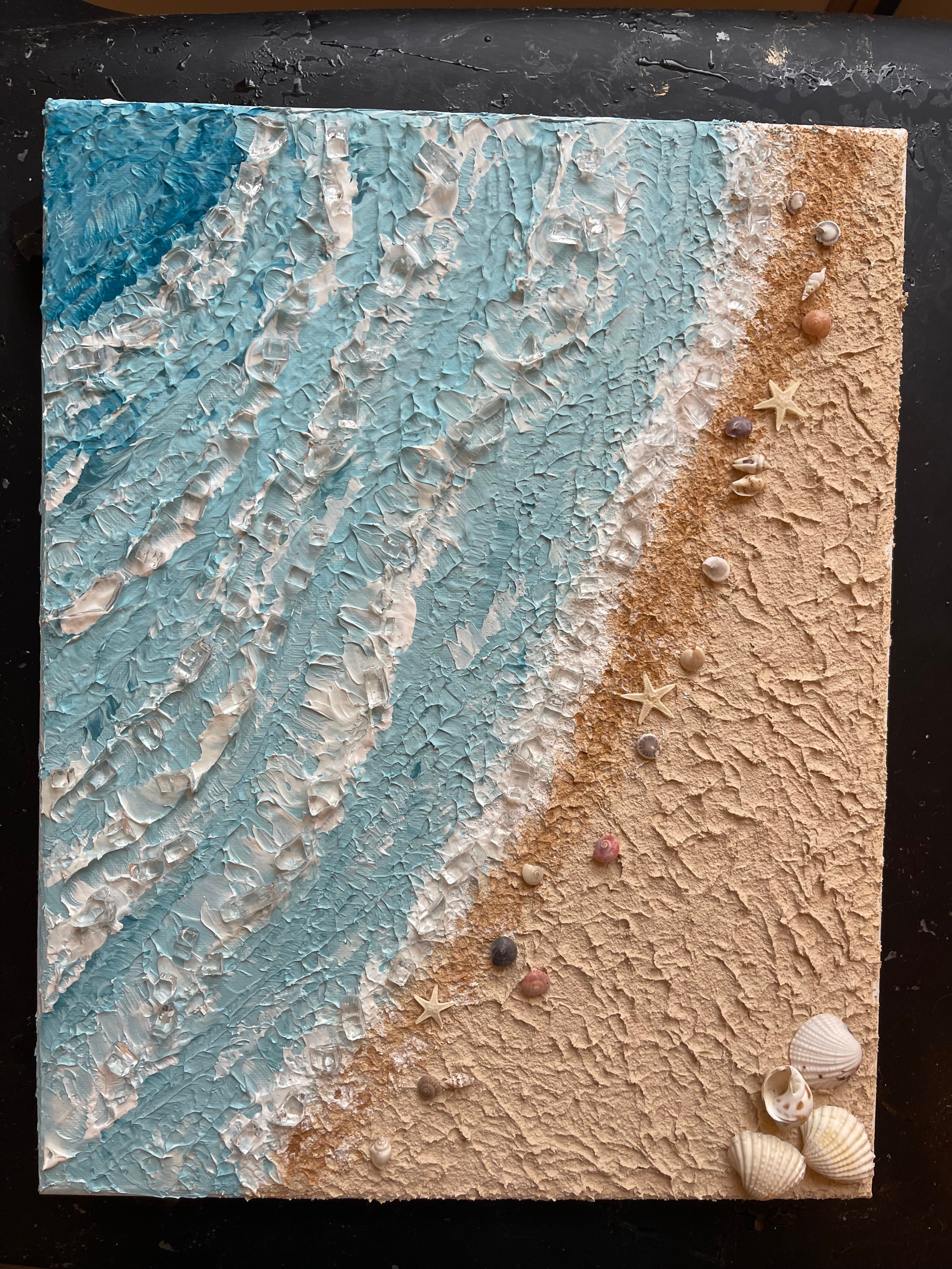 beach and waves